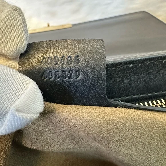 Gucci Black and Tan GG Canvas Shoulder Bag - Picture 10 of 17